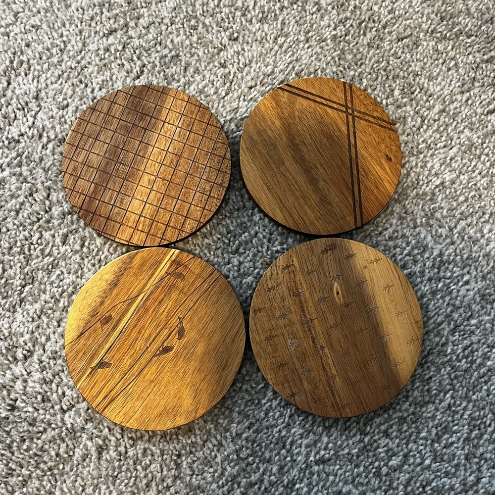 wood coasters